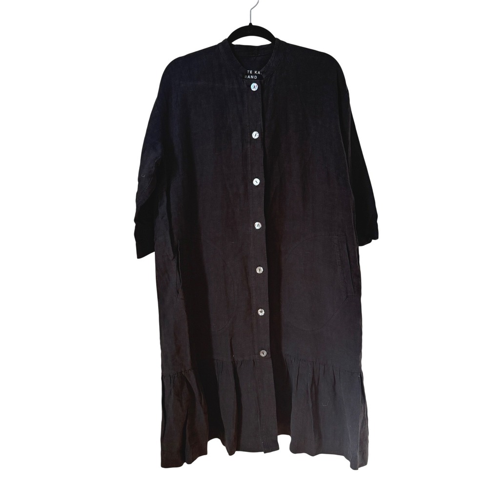 BITTE‎ KAI RAND black linen dress NEW